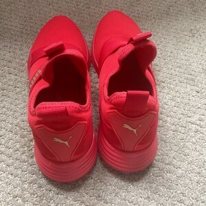 Puma Woman’s Red Slip-On Sneakers